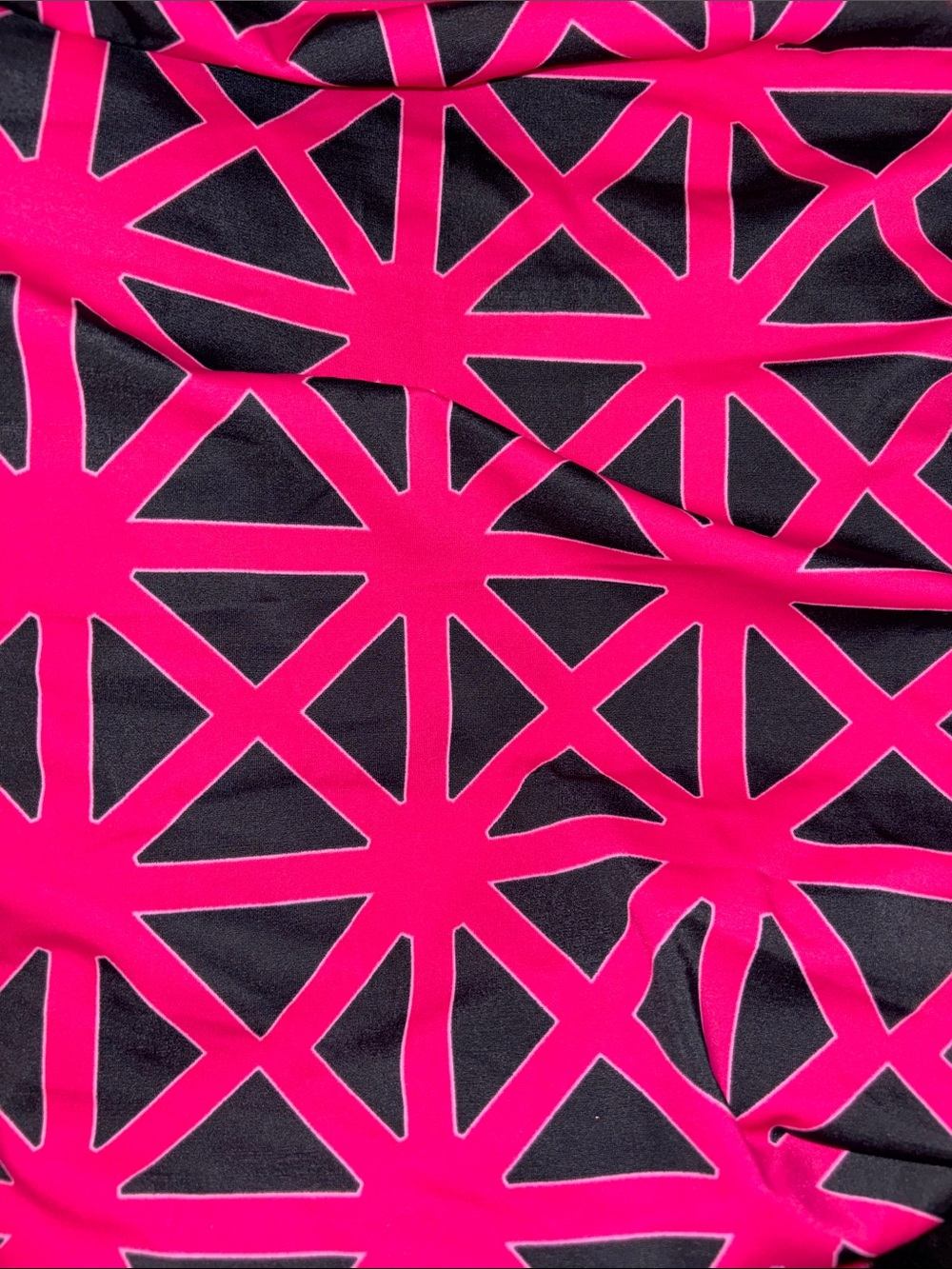 Jude Connally Black & Hot Pink Geometric Dress Size Medium A00405 - Picture 5 of 5